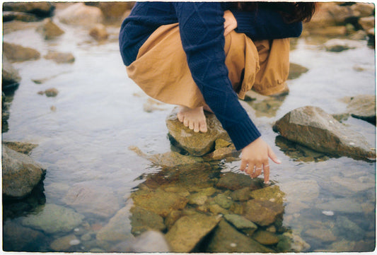 Have you ever tried making a wish upon a small stone in nature?
